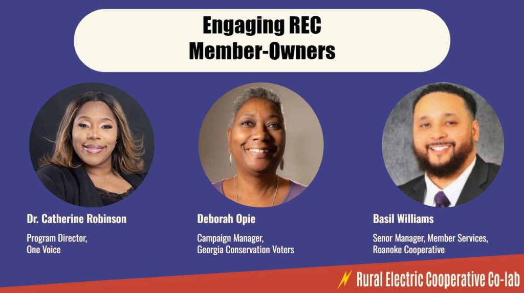 Rural Electric Cooperative Co-lab: Engaging REC Member-Owners