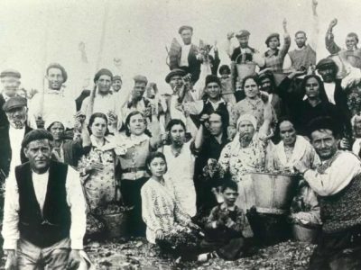 Miembros de colectividades anarquistas durante la guerra civil.