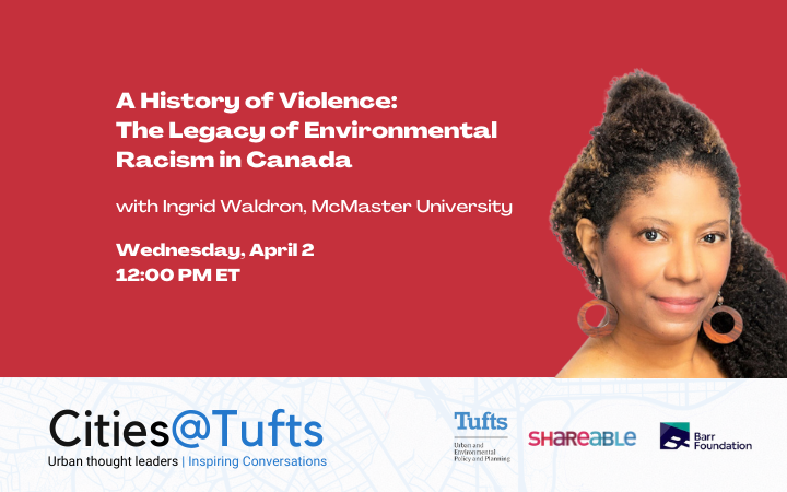 Cities@Tufts: A history of violence (Flyer)