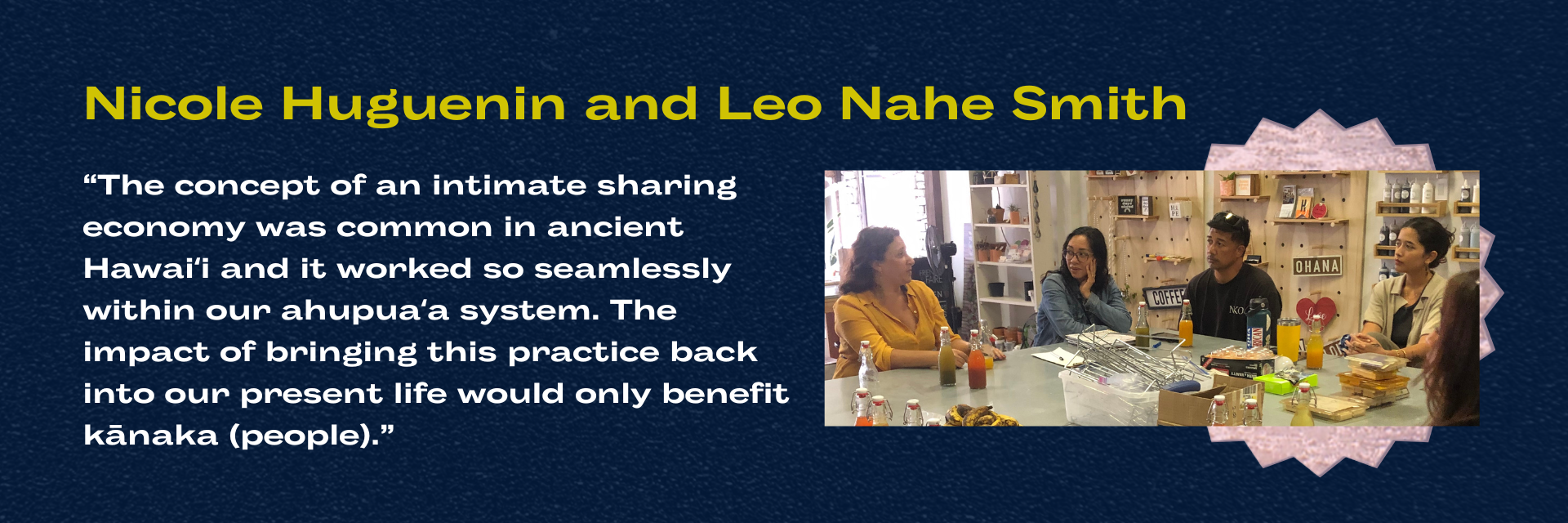 LoT fellows Nicole Huguenin and Leo Nahe Smith